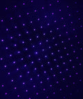 USB Star Projector Night Light with adjustable romantic sky projection in blue and purple on wall ceiling