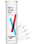 At Home Nitric Oxide Test Strips Kit For Quick Non Invasive Saliva Check Of NO Levels For Men And Women, 50 Individually Sealed Indicator Strips For Daily Health Tracking And Easy NO Insight. cylindrical tube with 50 saliva test strips