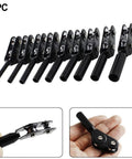Black stainless steel fishing rod tip roller, detachable saltwater guide pulley for 8mm rods