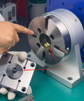 Zero Point Plate Quick Clamp System 180mm Diameter For Heavy Duty CNC And Mold Making, 96x96 Hole Grid D96-C, on CNC fixture