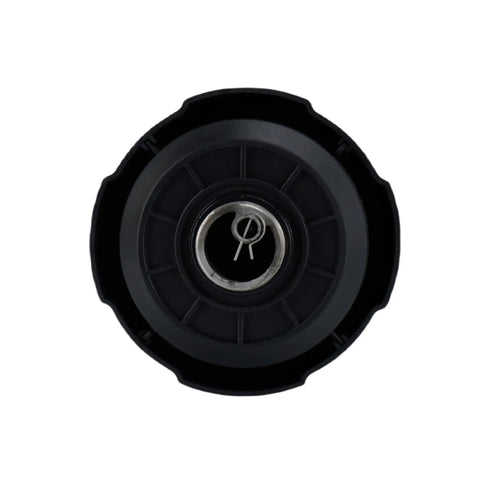 Heavy Duty Oil Mist Filter For Vacuum Pump And Freeze Dryer Exhaust, top view showing black casing and M30X1.5 threaded port.