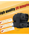 CCStoCCS2 DC Fast Charging Adapter 250 Amp 250 KW 1000V Electric Vehicle Charger compact black EV adapter for efficient charging.