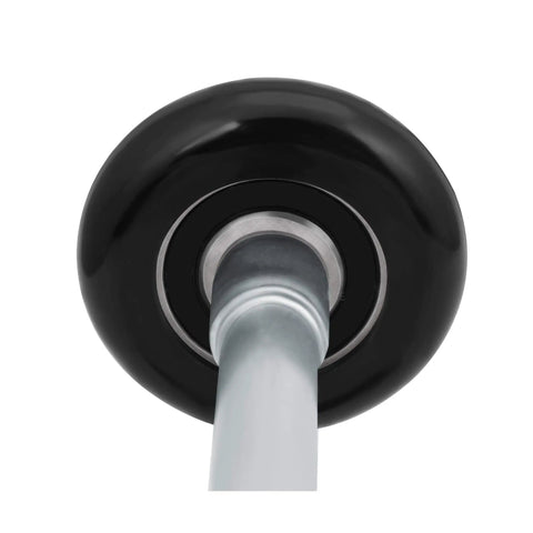 Close-up of 12 Pack Black 2 Inch Nylon Garage Door Rollers With 7 Inch Stems, Quiet, Durable, Heavy Load, Ultra Smooth With 6200-2RS