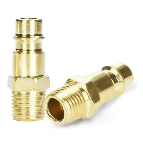 Real Deal One Quarter Inch NPT Quick Coupler Tool Connector Socket for Air Line Hose with Rust Proof Coat and Tight Seal brass fittings