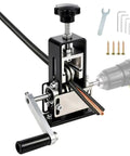 Badass Dual Drive Wire Stripping Machine Featuring Manual Hand Crank And Drill Power for scrap copper recycling and cable peeling.