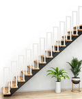 Heavy Duty Side Mount Stair Rail With Rock Solid Grip For Deck Balusters And Outdoor Steps Easy Peasy Install No Sweat Setup Built Tough As Nails Ideal Grip For Seniors And Kids All Weather Durable on modern staircase.
