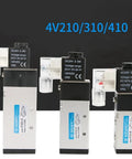 Top Grade 4V410 Pneumatic Solenoid Valve 5 Way Two Position DC24V Air Control Component With Durable Construction