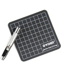9 Piece Hollow Punch Set With Free Cutting Mat For Leatherwork, featuring cutting mat and hollow punch tool.