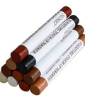 Solid Wood Filler Sticks And Furniture Wax Crayons For A No Sweat Scratch Fix Touch Up Kit with ten colors stacked