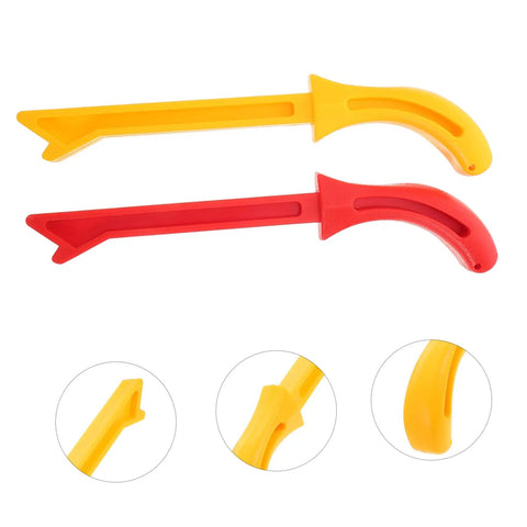 Versatile 2 Pack Woodworking Push Sticks And Safety Push Blocks In Red And Yellow Gripper Style For Table Saw And Diy Projects