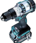 Hardcore Brushless Cordless Drill Driver Kit With 1/2 Inch Keyless Chuck 40V Max Lithium Ion Battery, showing detailed motor design.