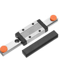 100mm Linear Guide Rail With MGN9H Carriage Block And Plastic Mini MGN12 Guide For DIY Maker Projects, 3D Printers And CNC Machines, Smooth, Quiet, High Precision Steel Rail In Silver Finish