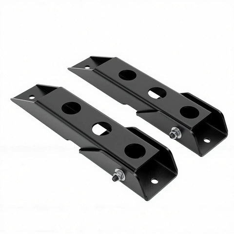 Heavy Duty Rear Door Hinge Set For Jeep Wrangler Jk And Jku 2007 To 2018 Reinforced Steel matte black tailgate hinges