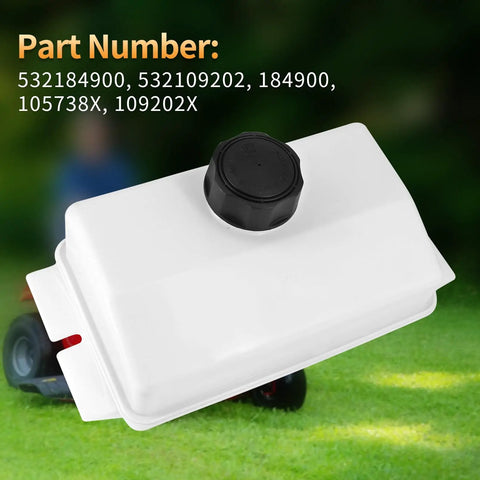Upgraded Fuel Tank With Cap For Craftsman Husqvarna Poulan Riding Lawn Mowers Replaces 532109202 532184900