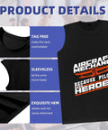 Mens Aircraft Mechanic Hero Tank Top Packed With Streetwise Summer Undershirt Vibes And Sleeveless Muscle Cut Designed For Real Gym Grind Or Casual Outdoors Made From Solid Cotton That Truly Hits The Spot, showcasing tag-free crew neck, sleeveless design, and exquisite hem.