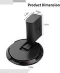 Heavy Duty Zinc Alloy Door Stopper Floor Mount With Spring Loaded Mechanism Hidden Design Invisible Door Catch dimensions shown