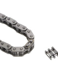 Beefy Heavy Duty Roller Chain Three Eighth Inch Pitch With Six Point Three Five Millimeter Rollers Five Feet Long One Hundred Sixty Links Carbon Steel Industrial Drive Chain
