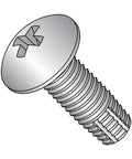 Alt Tag: Heavy-Duty 18-8 Stainless Steel Thread Cutting Screw With Truss Head And Phillips Drive Type F For Heavy Gauge Metal And Plastic