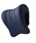 Black Memory Foam Headrest Cushion Attachment for Desk Chair Ergonomic Neck Pillow for Napping and Sleep Office Comfort Back Support
