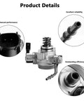 High Pressure Fuel Pump Direct Fit For Honda Accord 2018 2022 Civic 2017 2020 And CR-V 2017 2022 1.5L Turbo Engine OE Quality Replacement HM10127 Easy Install, showing connectors and details for enhanced performance, reliability, and efficiency.