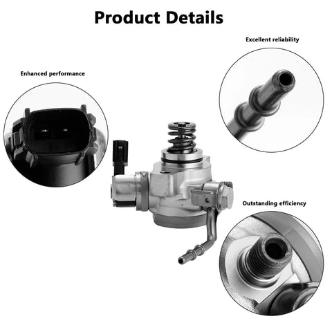 High Pressure Fuel Pump Direct Fit For Honda Accord 2018 2022 Civic 2017 2020 And CR-V 2017 2022 1.5L Turbo Engine OE Quality Replacement HM10127 Easy Install, showing connectors and details for enhanced performance, reliability, and efficiency.