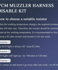 VCM Muzzler Harness Disable Kit instructions for choosing suitable resistor for Muzzler Tuner For Honda Odyssey Pilot Accord Ridgeline