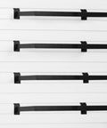 Slatwall U Shaped Hangrail 24x12 Inch Tubing For Retail Displays And Home Garment Storage Durable Steel With Powder Coat Universal Fit On Most Slatwall Panels For Garage And Closet Organization