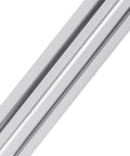 Close-up of 4 Pack 48 Inch T Slot 4040 Aluminum Extrusion Profile for 3D Printers CNC Machines and DIY Projects, silver color