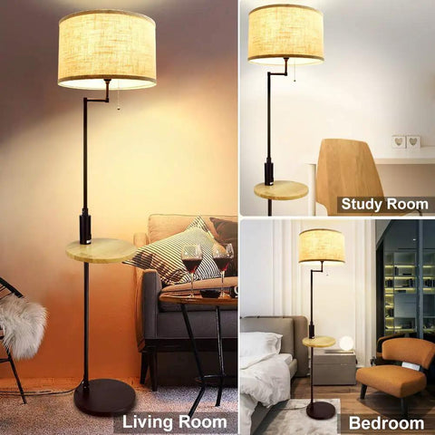 Globe Led Floor Lamp With Five Glass Orbs Tall Tree Style Standing Light For Living Room And Bedroom Vibe Mid Century Contemporary Decor G9 Bulb Not Included Glass Shade In Silver Finish in living, study, and bedroom settings.