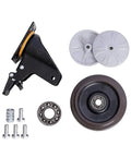 Premium Heavy Duty 125Mm Polyurethane Swivel Castor Wheels For Office Chair Industrial Trolley Furniture Built Like A Tank No Sweat Hardware Setup Replacement parts including wheels and hardware.
