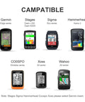 Compatibility chart for Aero Integrated Out Front Handlebar Mount System for Bikes with Garmin Wahoo GoPro CNC 6061 T6 Aluminum