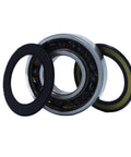 Top Quality 6204 Hybrid Ceramic Bearing 20x47x14mm Sealed Deep Groove Design showing black rubber seals and smooth balls.
