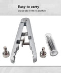 Pro Grade Watch Spring Bar Plier Tool Kit With Tweezers And 10 Replacement Pins For Link Removal And Band Repair - Precision Pro Grade Watch Band Tool Set For Hobbyists And Professionals