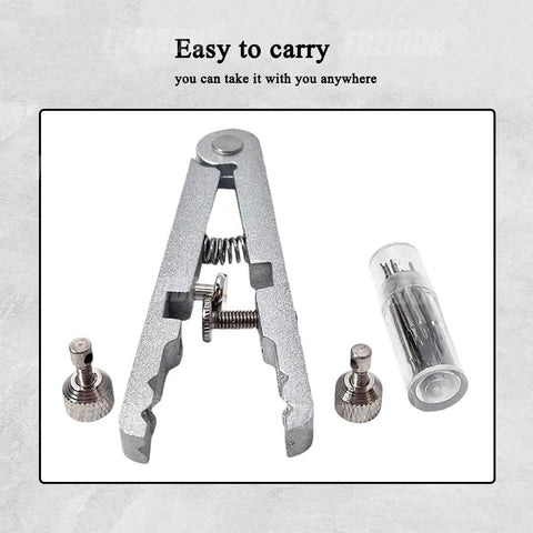 Pro Grade Watch Spring Bar Plier Tool Kit With Tweezers And 10 Replacement Pins For Link Removal And Band Repair - Precision Pro Grade Watch Band Tool Set For Hobbyists And Professionals