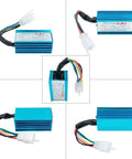 AC 5 Pin CDI Box For GY6 50cc To 160cc Engines Fits 139QMB 152QMI 157QMJ High Performance Module Blue Aluminum Casing