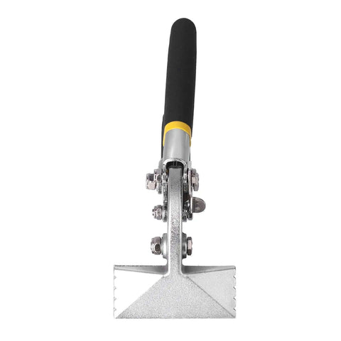 Front view of Heavy Duty Alloy Steel Hand Seamer Pliers for Sheet Metal Bending and Flattening with non-slip handles.