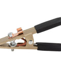 Workhorse 300A Brass Welding Ground Clamp With 45mm Opening A Type Earth Clip Premium Conductive Grounding Tool For Welders Shipyards Steel Structures Oil Rigs And Cars Black Cover, brass clamp