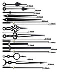 Various styles of clock hands in sizes for DIY Quartz Clock Movement With Illuminated Hands For Wall Clock Restoration And Repair