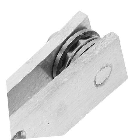 Close-up of the 360 Degree Heavy Duty Stainless Steel Invisible Pivot Hinge for Secret Doors and Hidden Bookcases by DOITOOL