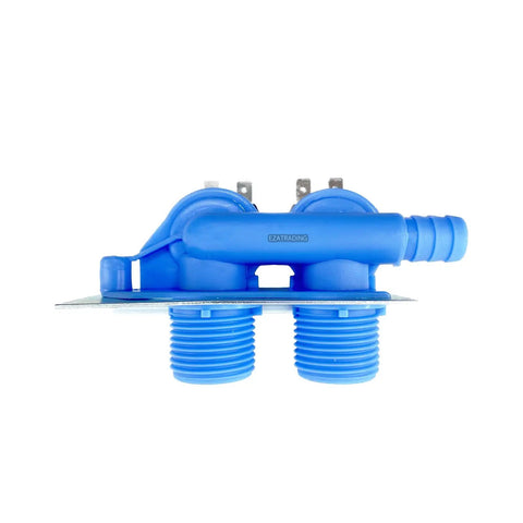 Water Inlet Valve Replacement For Washing Machines With 1 Year Warranty, Exact Fit For GE General Electric Units, side view