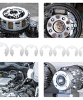 Heavy Duty Stainless Steel E Circlip Snap Ring Set All In One 400 Pcs In 13 Sizes M1.5 to M15 A2 70 GB896 for automotive machinery