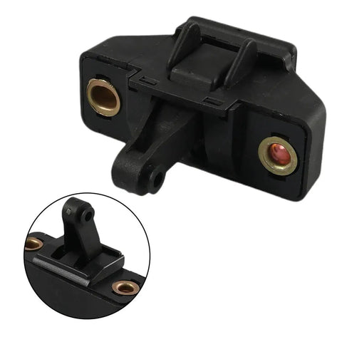 Heavy Duty Rear Tailgate Latch Lock Replacement Featuring Hardcore Abs Build For Mk1 And Mk2 Vehicles With Oem 7700791731 Direct Fit Trunk Door Closure Assembly shown from the side with detailed latch mechanism.
