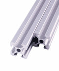 Heavy Duty T-Slot Aluminum Profile Extrusion 4 Piece Set With EU Slots showing precision machined aluminum extrusions for framing.