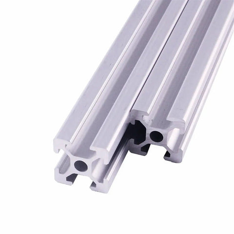 Heavy Duty T-Slot Aluminum Profile Extrusion 4 Piece Set With EU Slots showing precision machined aluminum extrusions for framing.