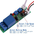Delay Relay Module DC 12V With 0 To 120 Minute Adjustable Timer On Off Delay Timing Switch Module Board for Industrial Control