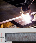 P80 Plasma Cutter Torch Gun 10Ft 3M Non Touch Pilot Arc cutting metal effortlessly, illustrating clean cut with minimal slag.