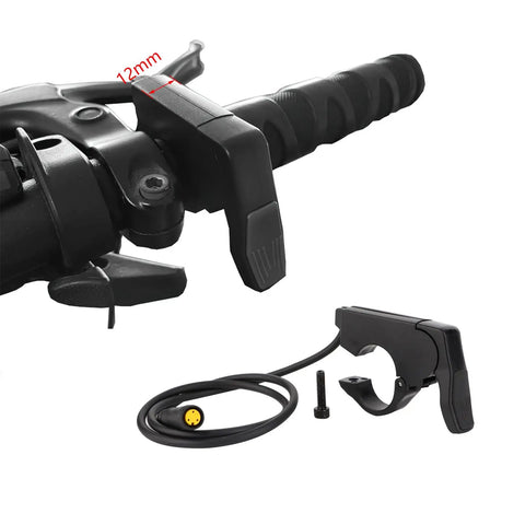 Thumb Throttle For Bafang Mid Drive Ebike Kit Finger Speed Accelerator With Waterproof 3Pin Plug Easy Install Compatible With BBS01 BBS02 M400 M820 Motors Keeps Your Ride Smooth And Responsive