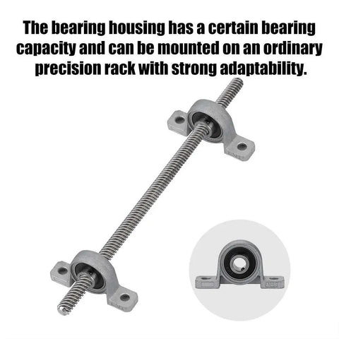 T8 Guide Screw Kit With Shaft Coupling 200mm guide rail shaft and pillow block bearings with housing