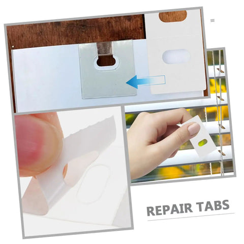 Vertical Blind Repair Tabs Pack Of 50 For Easy Replacement Fixers With Quick Repairs Multimaterial Compatible Tabs