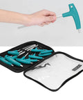 Heavy Duty Hex Wrench Kit With Double Tips T Handle For Precise Screw Tightening Made From Premium 45 Steel Tool Set That Holds Up Tough Jobs, T-handle set in case